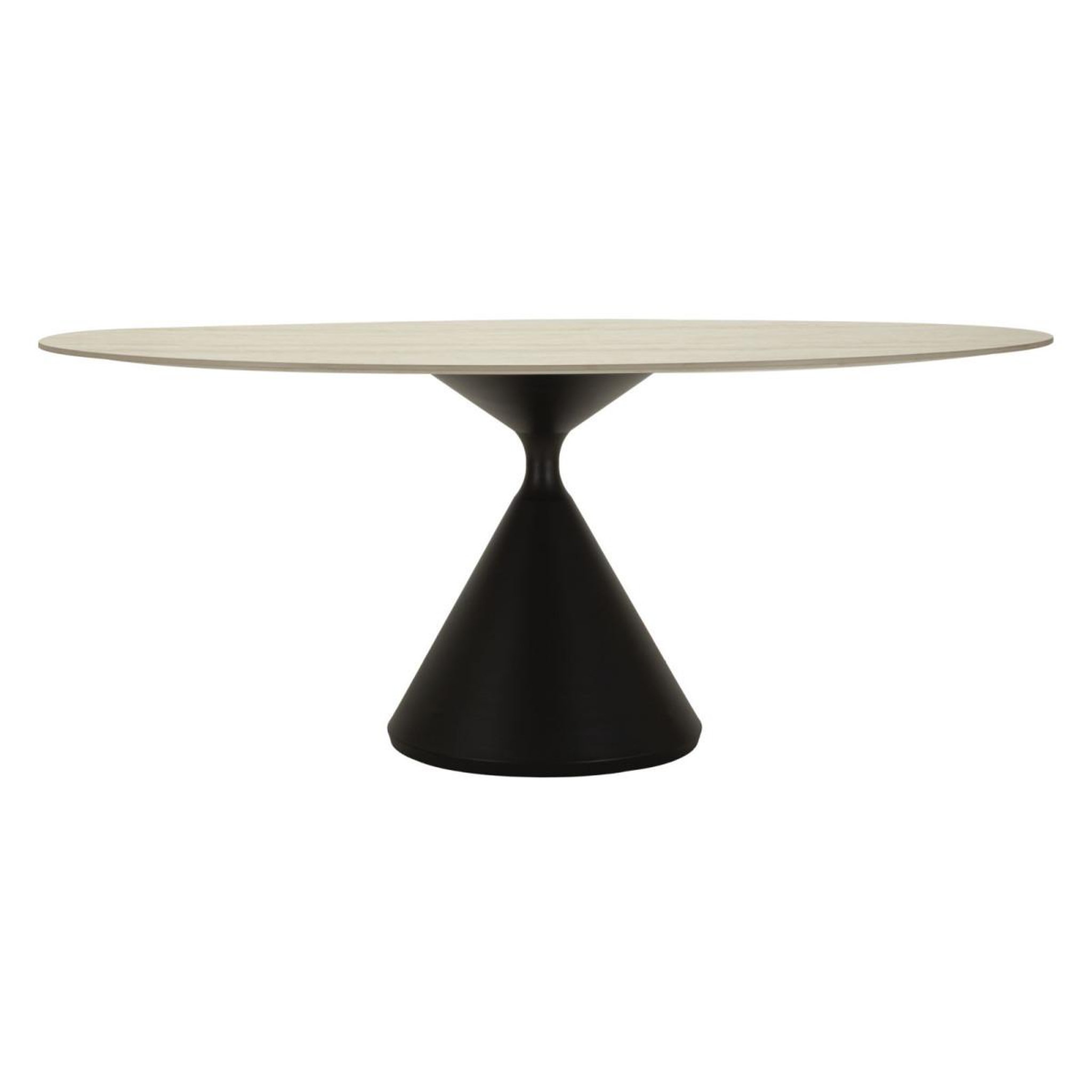 Paris Prix Table de repas ovale  space  180cm noir