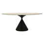 Voir la diapositive 1 : Paris Prix Table de Repas Ovale  Space  180cm Noir