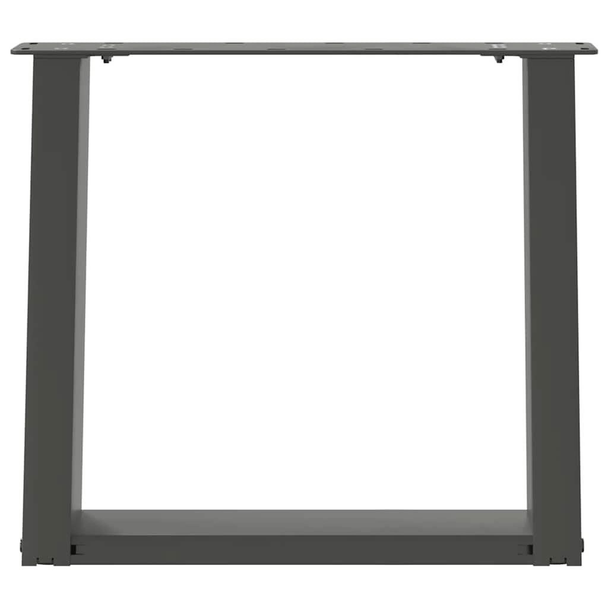 Voir la diapositive 5 : VIDAXL Pieds de table basse forme de U 2 pcs anthracite 50x(42-43) cm