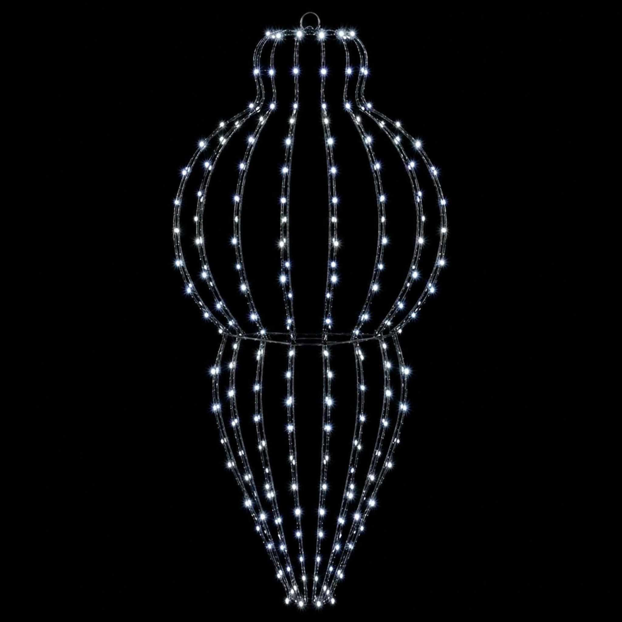 Voir la diapositive 5 : VIDAXL Lumiere de finial de Noël 320 LED Blanc froid Ø 40 x 75 cm