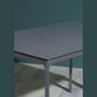 Voir la diapositive 3 : DCB GARDEN Table de jardin rectangulaire - 4/6 places - Aluminium laqué et peinture - Anthracite - EPOXY MEET