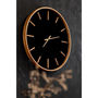 Voir la diapositive 5 : Paris Prix Horloge Murale Design  Creva  60cm Marron & Noir