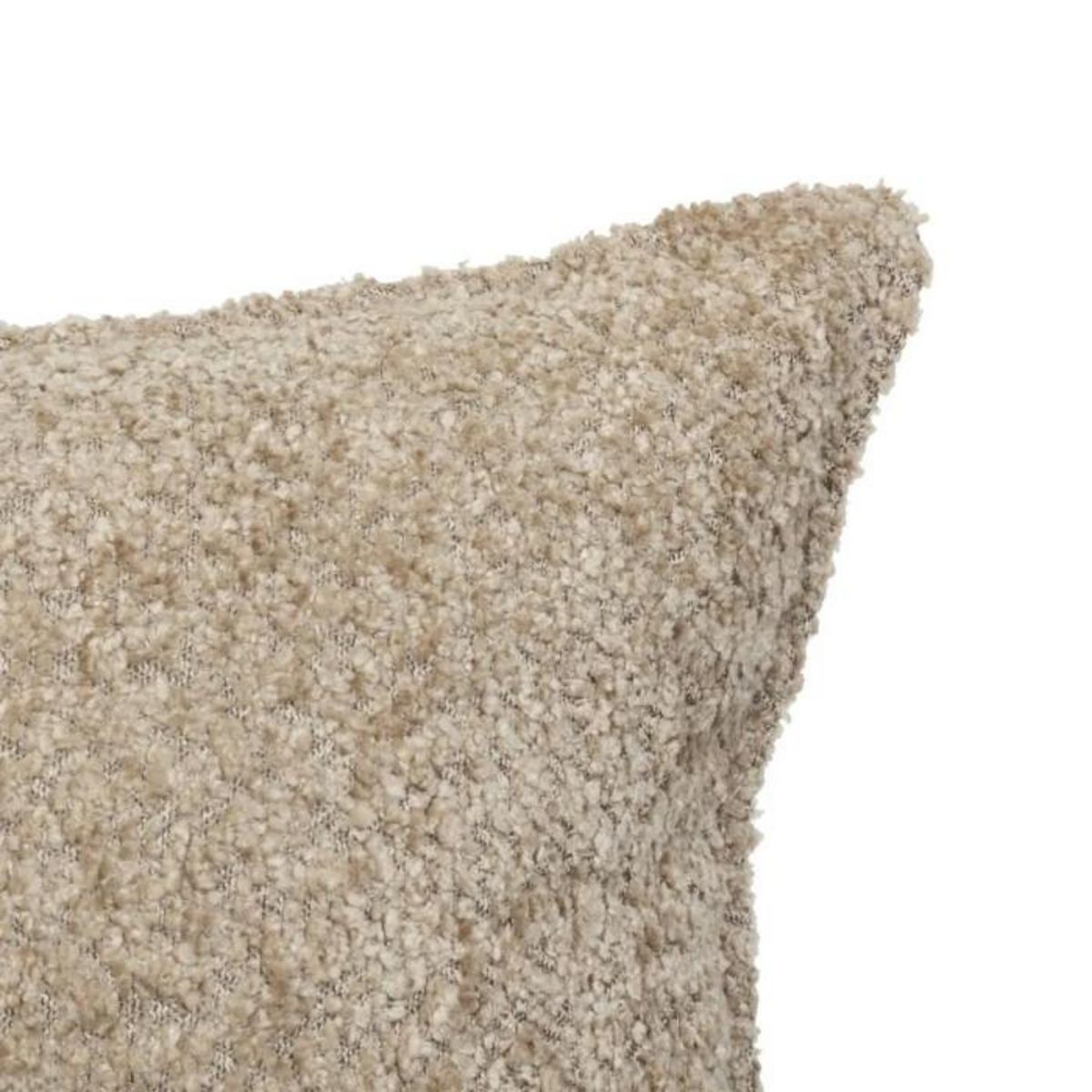 ATMOSPHERA Coussin Déco Bouclette  Soana  30x50cm Taupe
