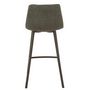 Voir la diapositive 4 : Paris Prix Chaise de Bar Design  Stéphane  95cm Gris Foncé