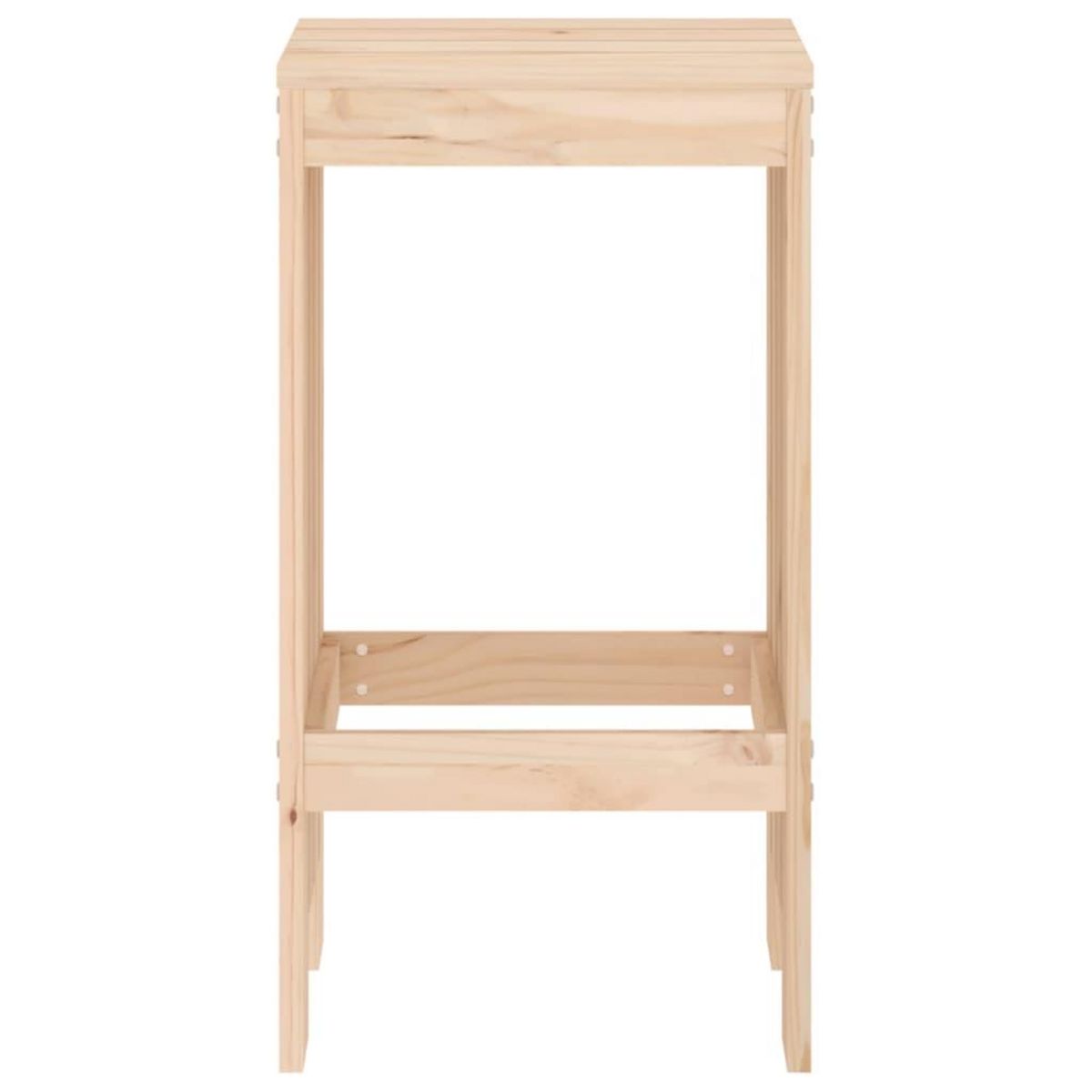 VIDAXL Tabourets de bar lot de 2 40x36x75 cm bois massif de pin