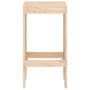 Voir la diapositive 4 : VIDAXL Tabourets de bar lot de 2 40x36x75 cm bois massif de pin