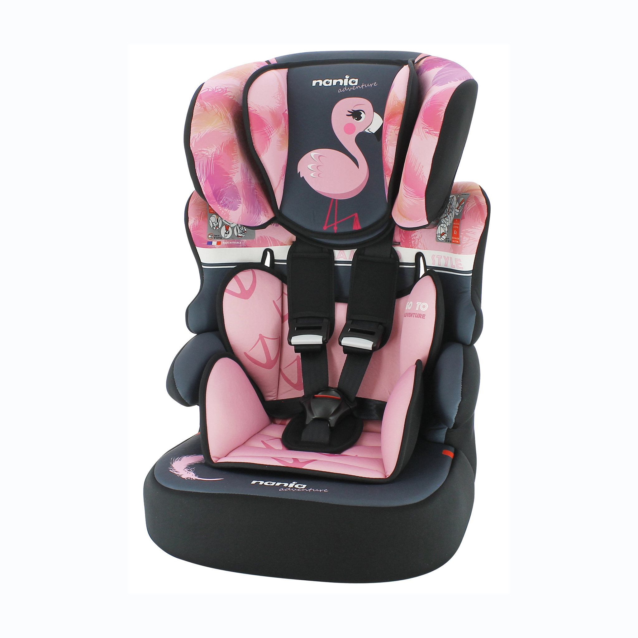 Voir la diapositive 1 : NANIA Rehauseur groupe 1/2/3 Beline Flamingo