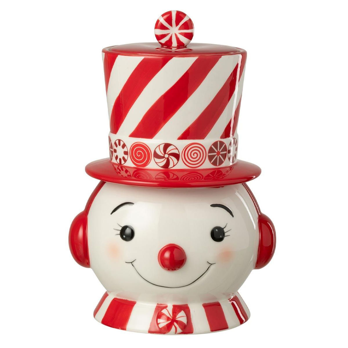 Paris Prix Boîte Déco Noël  Bonhomme de Neige  30cm Rouge