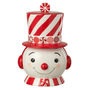 Voir la diapositive 1 : Paris Prix Boîte Déco Noël  Bonhomme de Neige  30cm Rouge