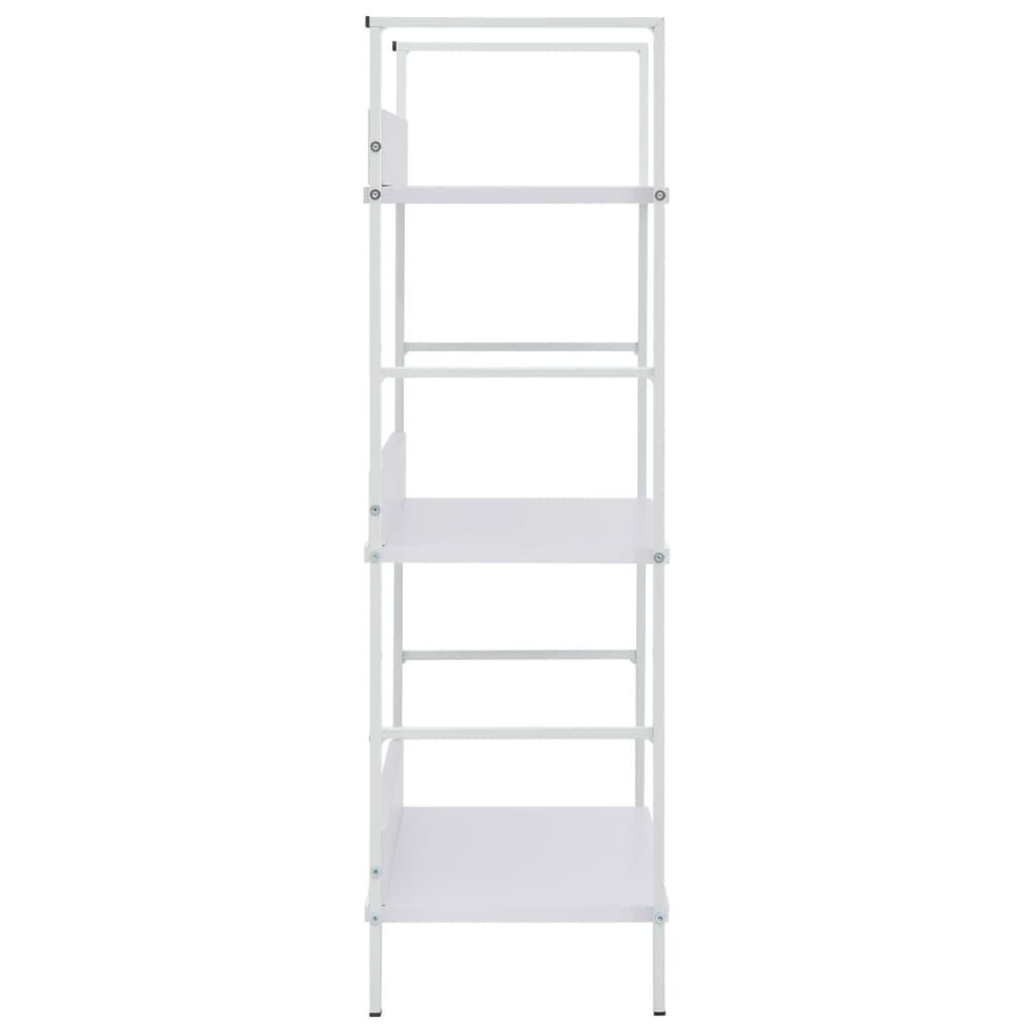 Voir la diapositive 4 : VIDAXL Bibliotheque a 3 niveaux blanc 60x27,6x90,5cm bois d'ingenierie