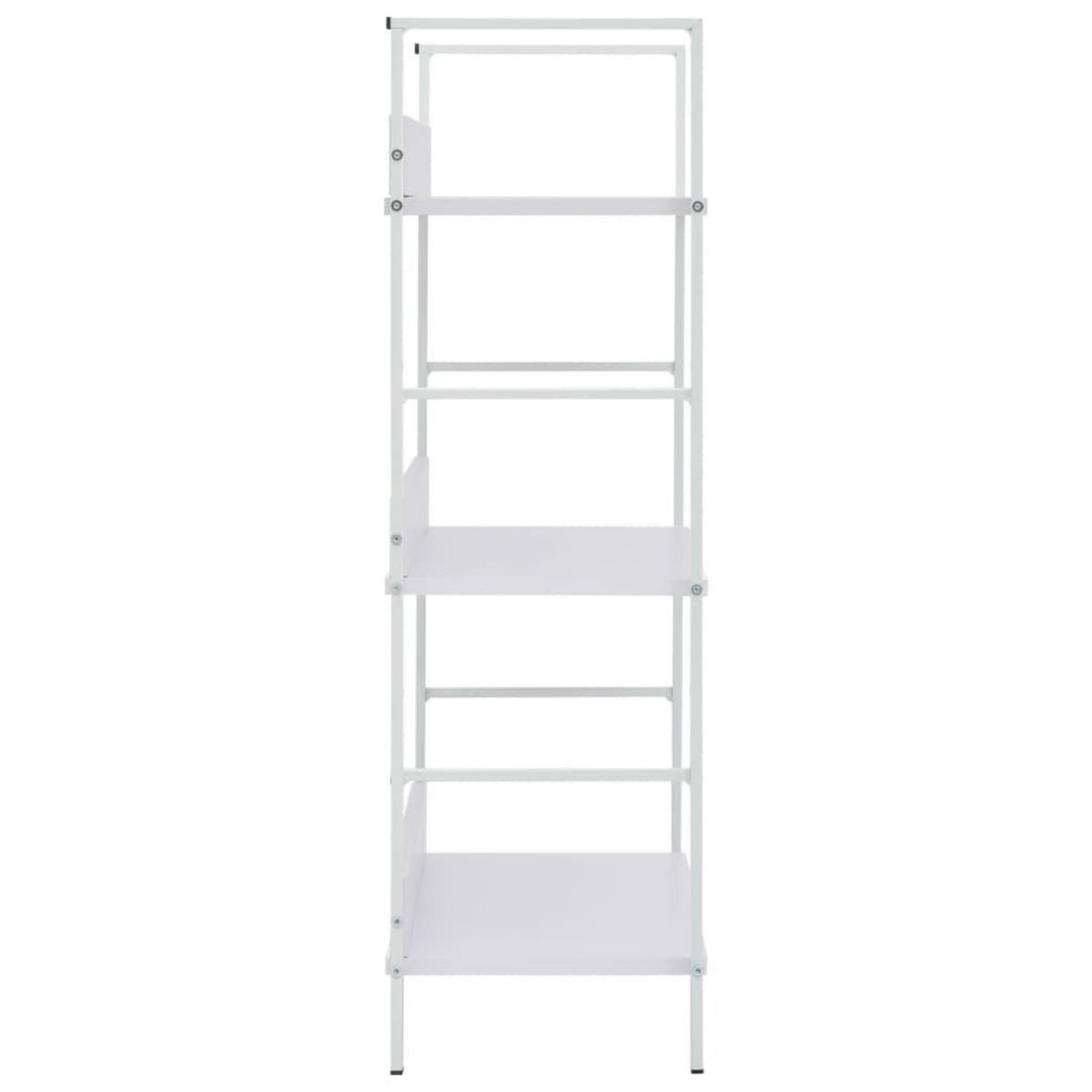 VIDAXL Bibliotheque a 3 niveaux blanc 60x27,6x90,5cm bois d'ingenierie