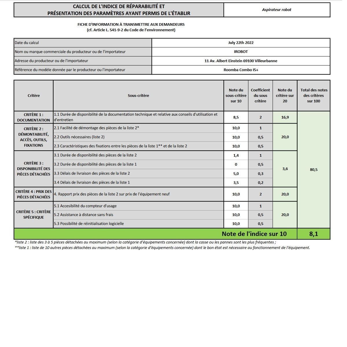 IROBOT Aspirateur/laveur robot connecté - i517640