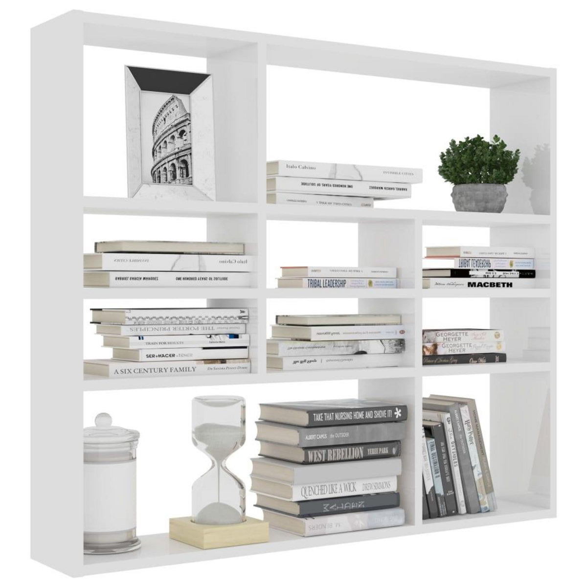 VIDAXL Etagere murale Blanc 90x16x78 cm Bois d'ingenierie