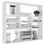 Voir la diapositive 3 : VIDAXL Etagere murale Blanc 90x16x78 cm Bois d'ingenierie