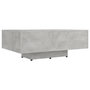 Voir la diapositive 2 : VIDAXL Table basse Gris beton 85x55x31 cm Bois d'ingenierie