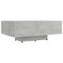 Voir la diapositive 2 : VIDAXL Table basse Gris beton 85x55x31 cm Bois d'ingenierie