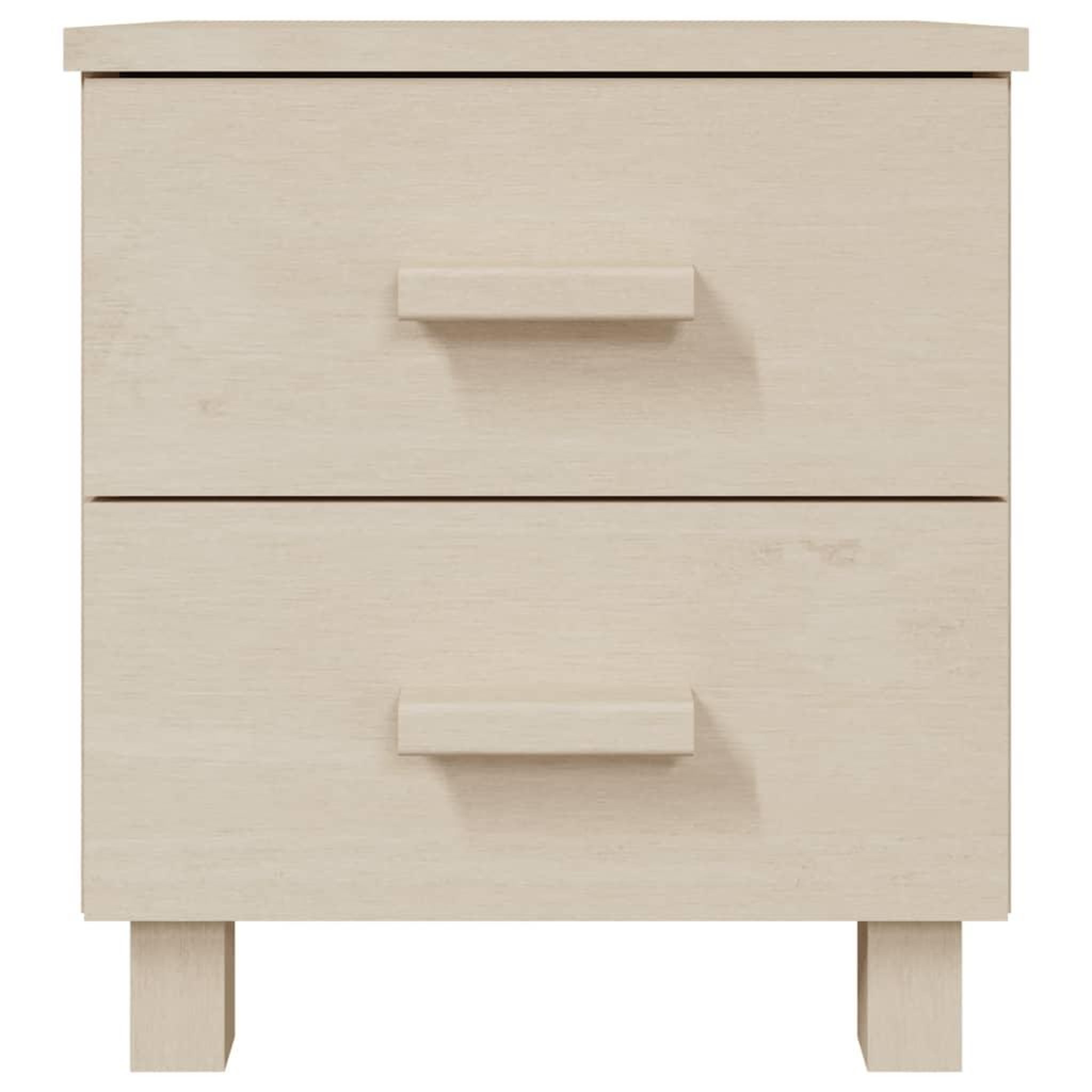 Voir la diapositive 4 : VIDAXL Tables de chevet HAMAR 2pcs Marron miel 40x35x44,5cm Bois