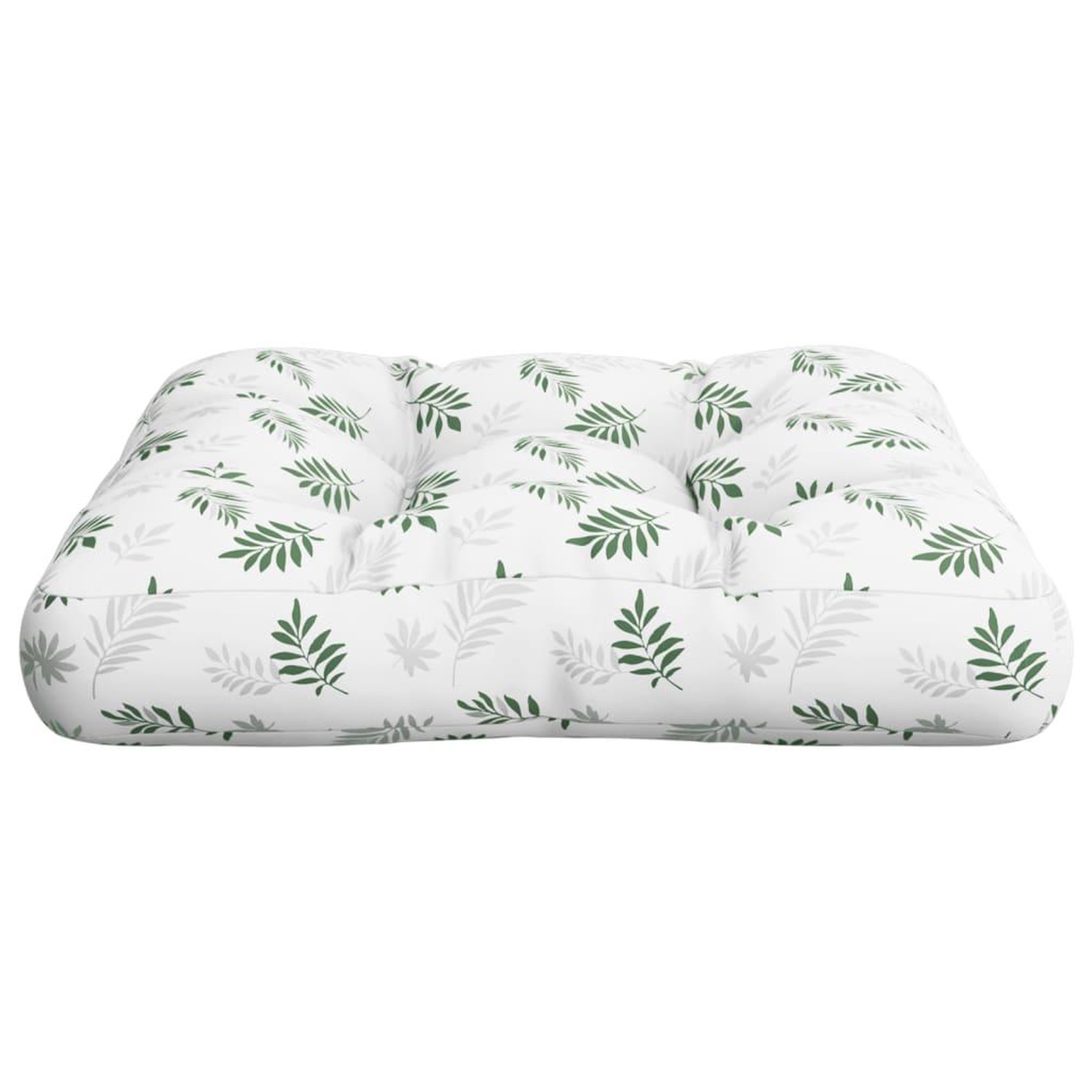 Voir la diapositive 4 : VIDAXL Coussin de palette a motif de feuilles 60x61,5x10 cm tissu