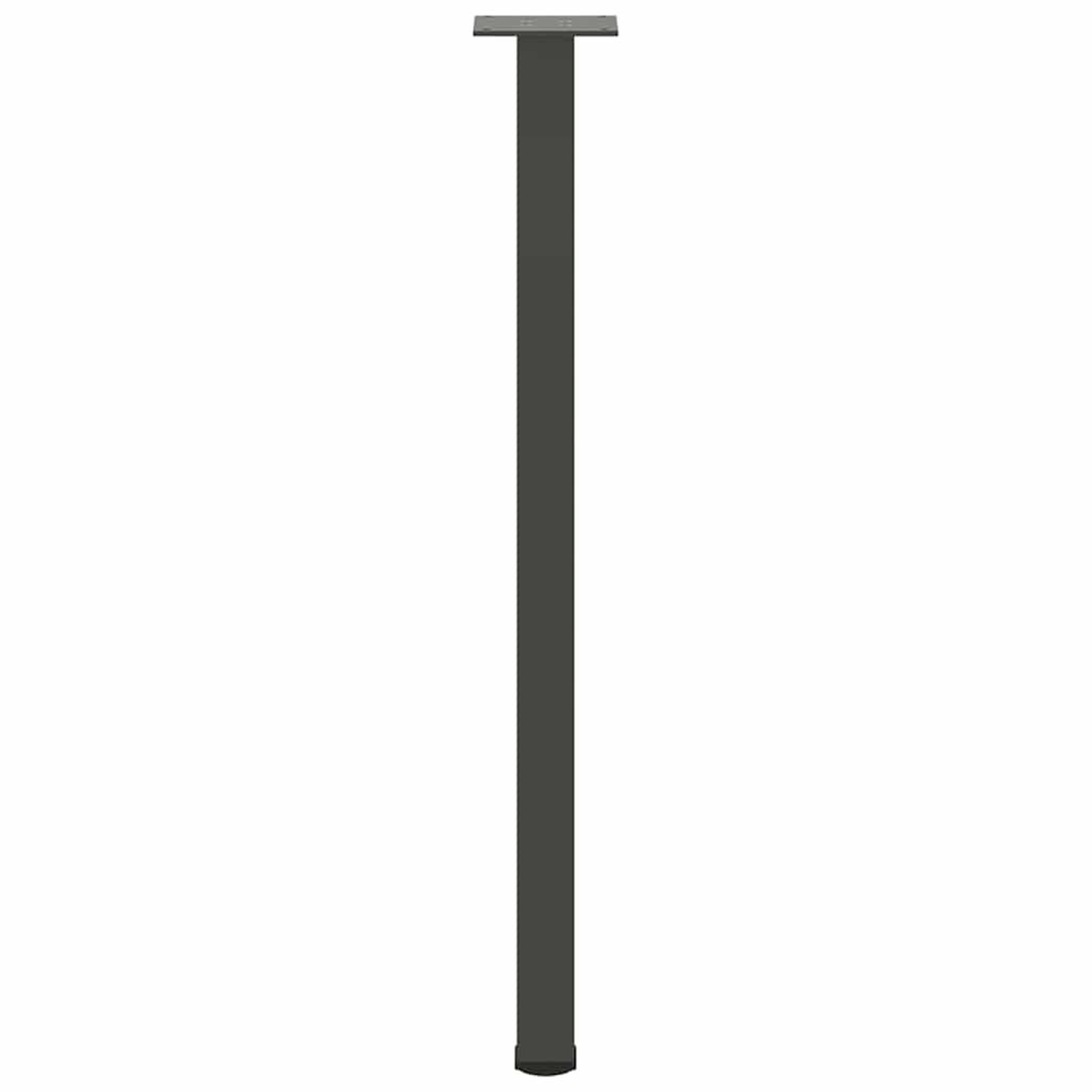 Voir la diapositive 5 : VIDAXL Pieds de table basse 4 pcs anthracite 72-74 cm acier