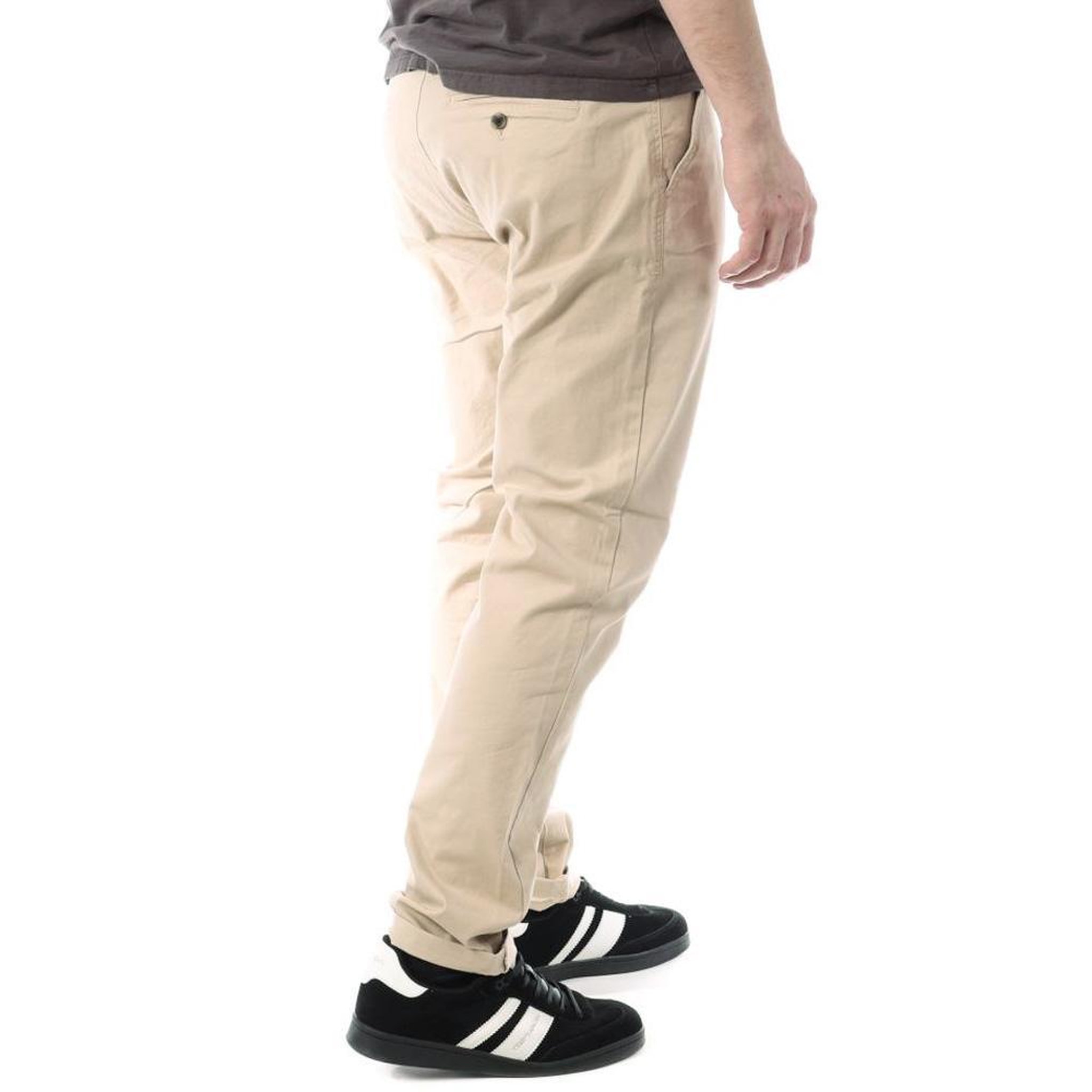 Voir la diapositive 2 : PANAME BROTHERS Pantalon Chino Beige Clair Homme Paname Brothers Costa1