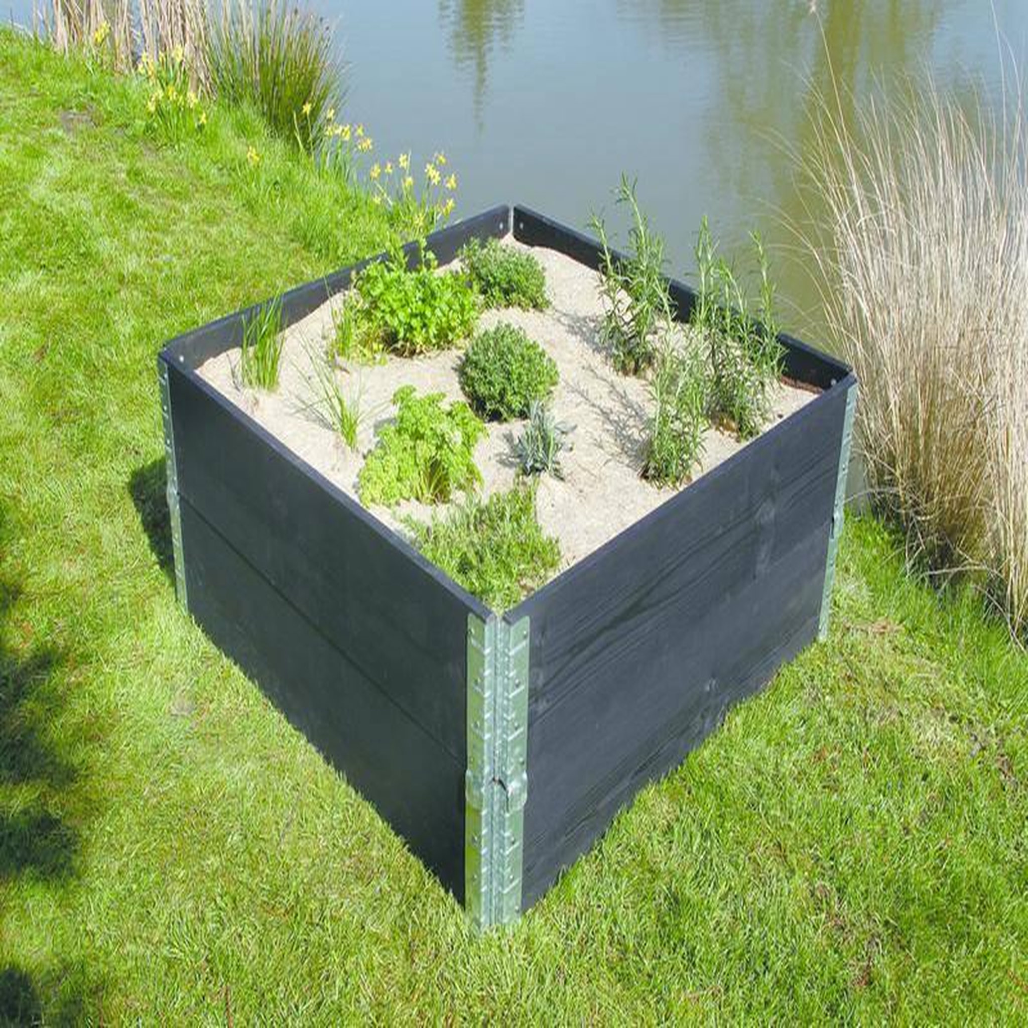 Nortene Paillage naturel 95 x 95 cm - pour jardin et potager 100% biodégradable - 500 g/m2