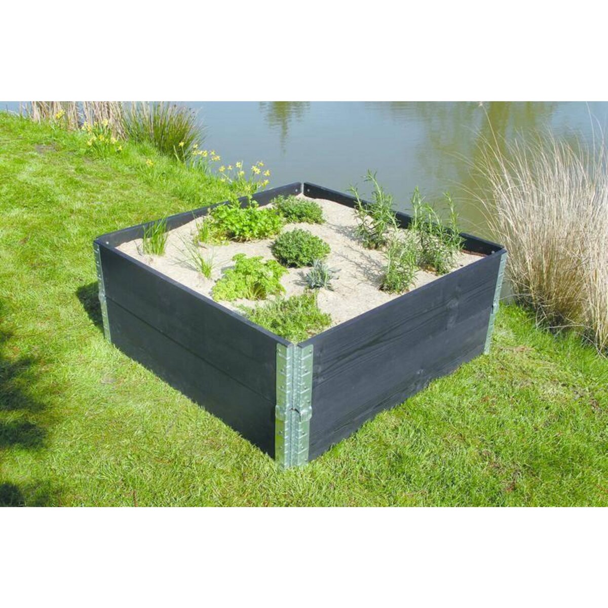 Nortene Paillage naturel 95 x 95 cm - pour jardin et potager 100% biodégradable - 500 g/m2