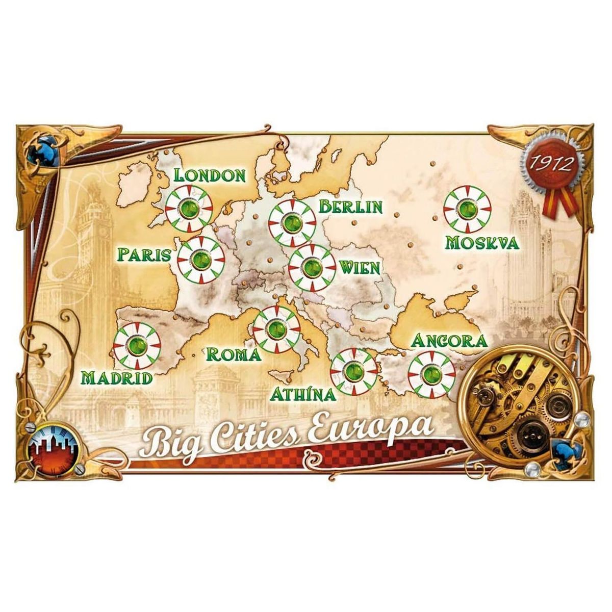 Asmodee Les Aventuriers du Rail Europe Extension : 1912
