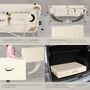 Voir la diapositive 5 : tectake Table de massage portable pliante 2 zones avec sac de transport inclus beige