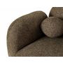 Voir la diapositive 6 : LISA DESIGN Velris - canapé d'angle droit 3 places en tissu moucheté