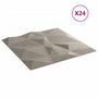 Voir la diapositive 3 : VIDAXL Panneaux muraux 24 pcs gris beton 50x50 cm XPS 6 m² losange