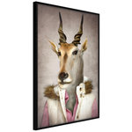 Paris Prix Affiche Murale Encadrée  Animal Alter Ego Antelope. Coloris disponibles : Jaune, Noir