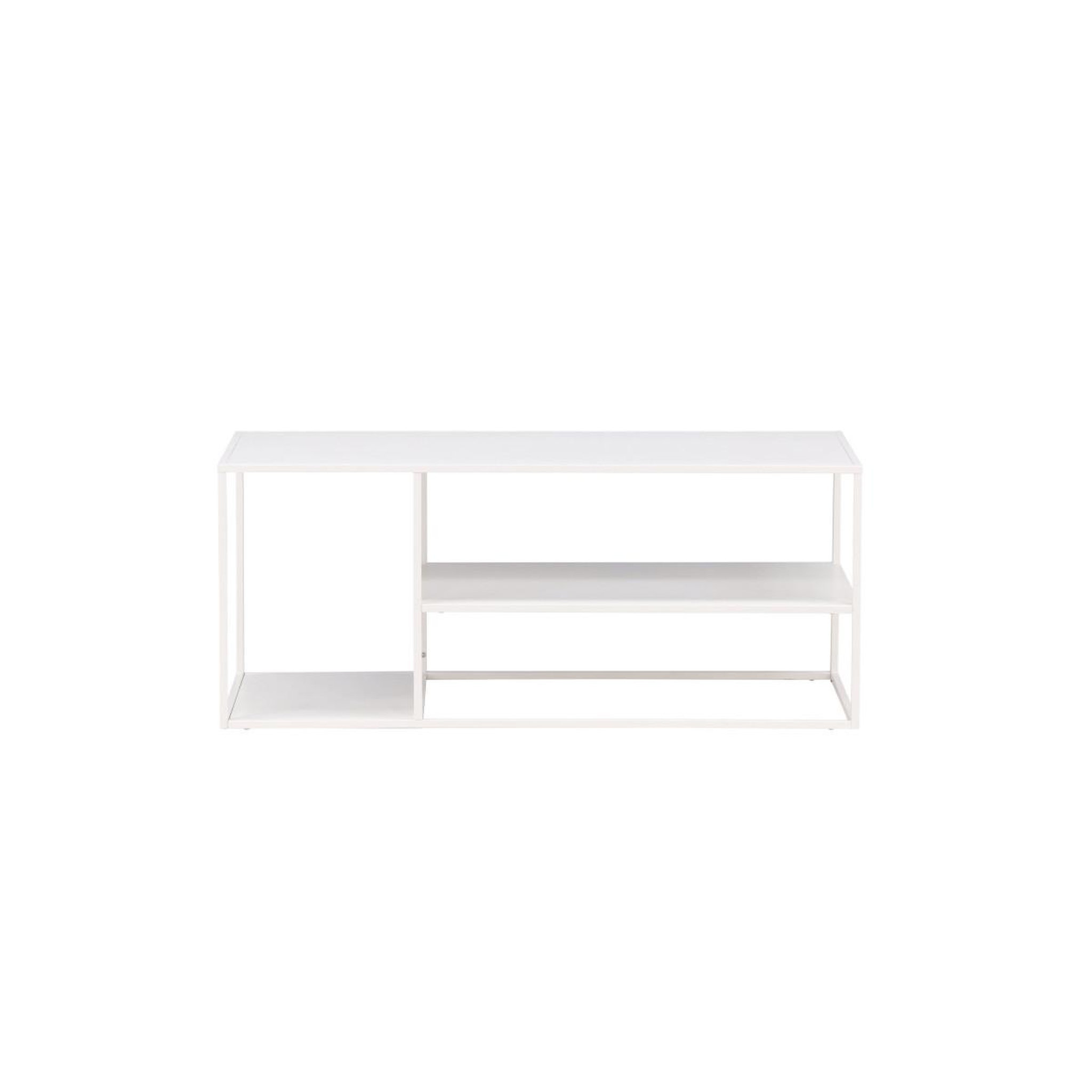 Voir la diapositive 4 : Paris Prix Table basse avec étagères  staal  120cm blanc