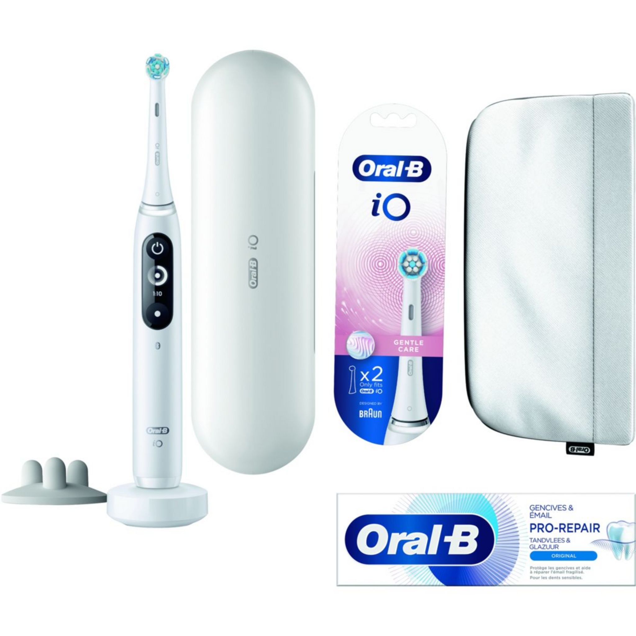 ORAL B Brosse à Dents électrique IO 7 Blanche Edition Speciale Pas Cher ...