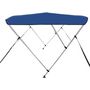 Voir la diapositive 5 : VIDAXL Auvent bimini a 3 arceaux Bleu 183x196x137 cm
