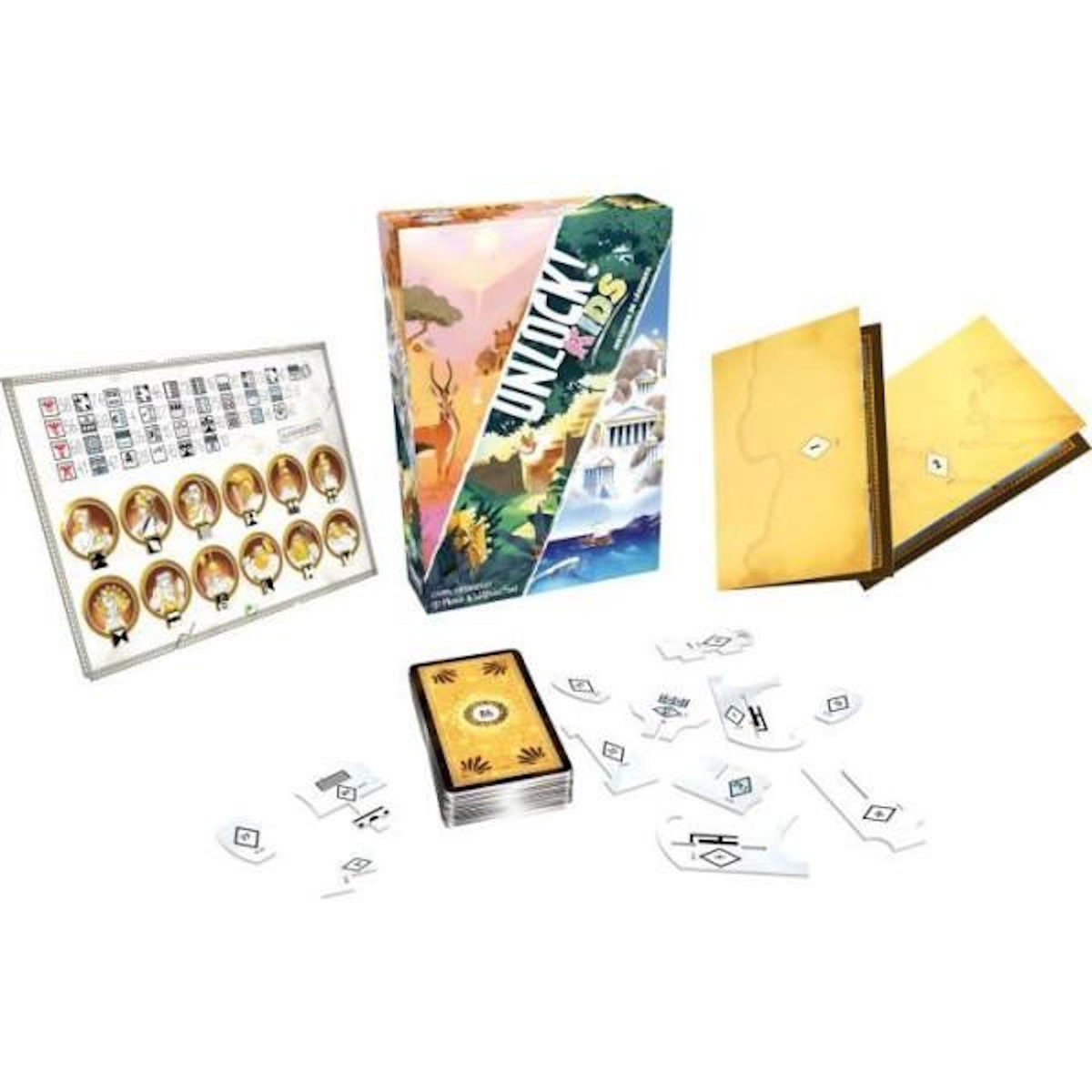 Asmodee Jeu d escape game Asmodee Unlock Kids Histoires de Légendes