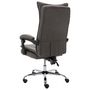 Voir la diapositive 4 : VIDAXL Chaise de bureau Gris Tissu