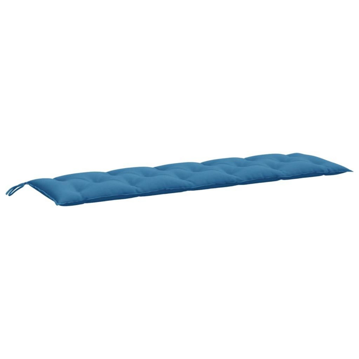 VIDAXL Coussin de banc de jardin bleu melange 180x50x7 cm tissu