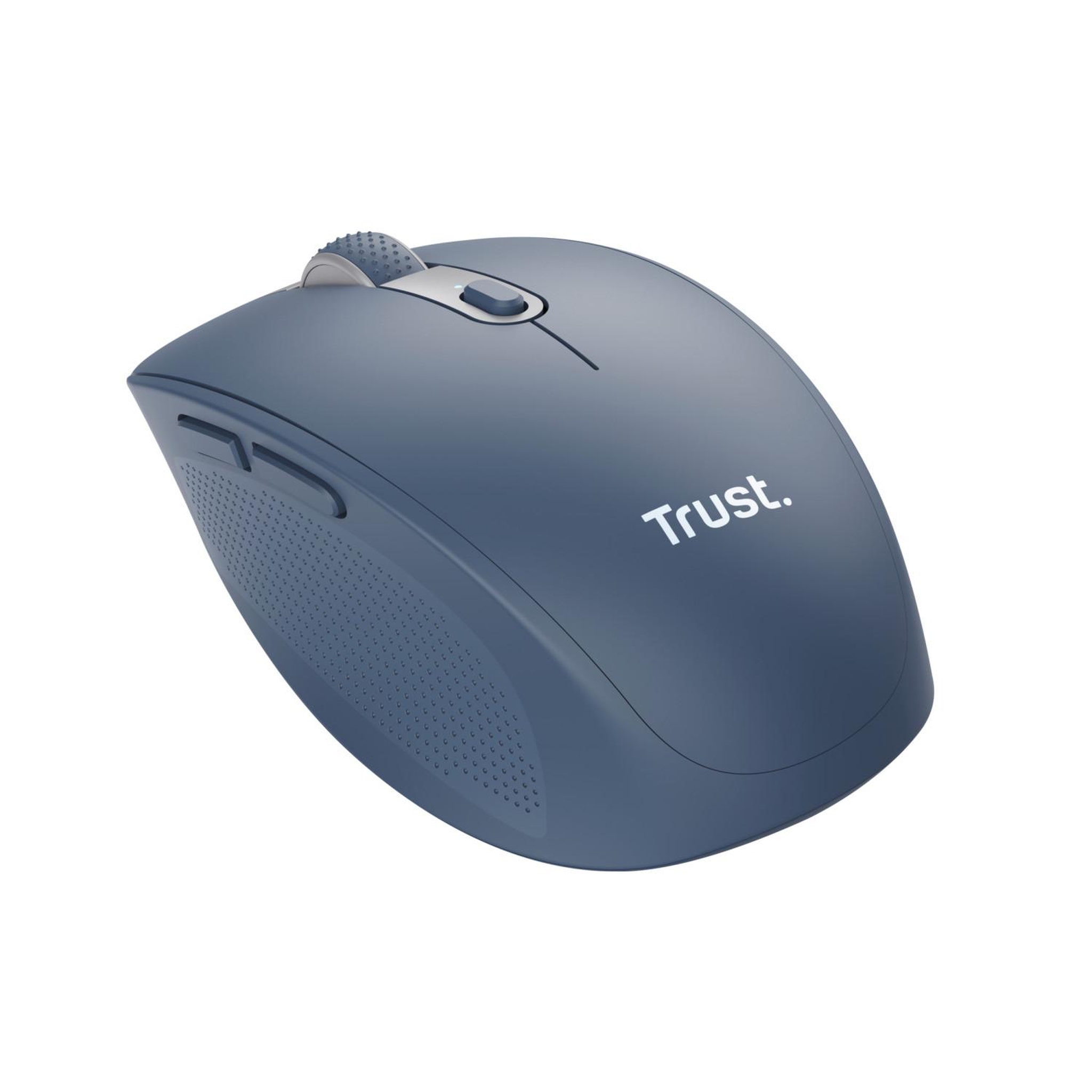 Voir la diapositive 3 : Trust Trust ozaa souris droitier rf sans fil + bluetooth optique 3200 dpi