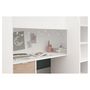 Voir la diapositive 9 : Lit combiné avec armoire de rangement et bureau 90x200cm THOMAS