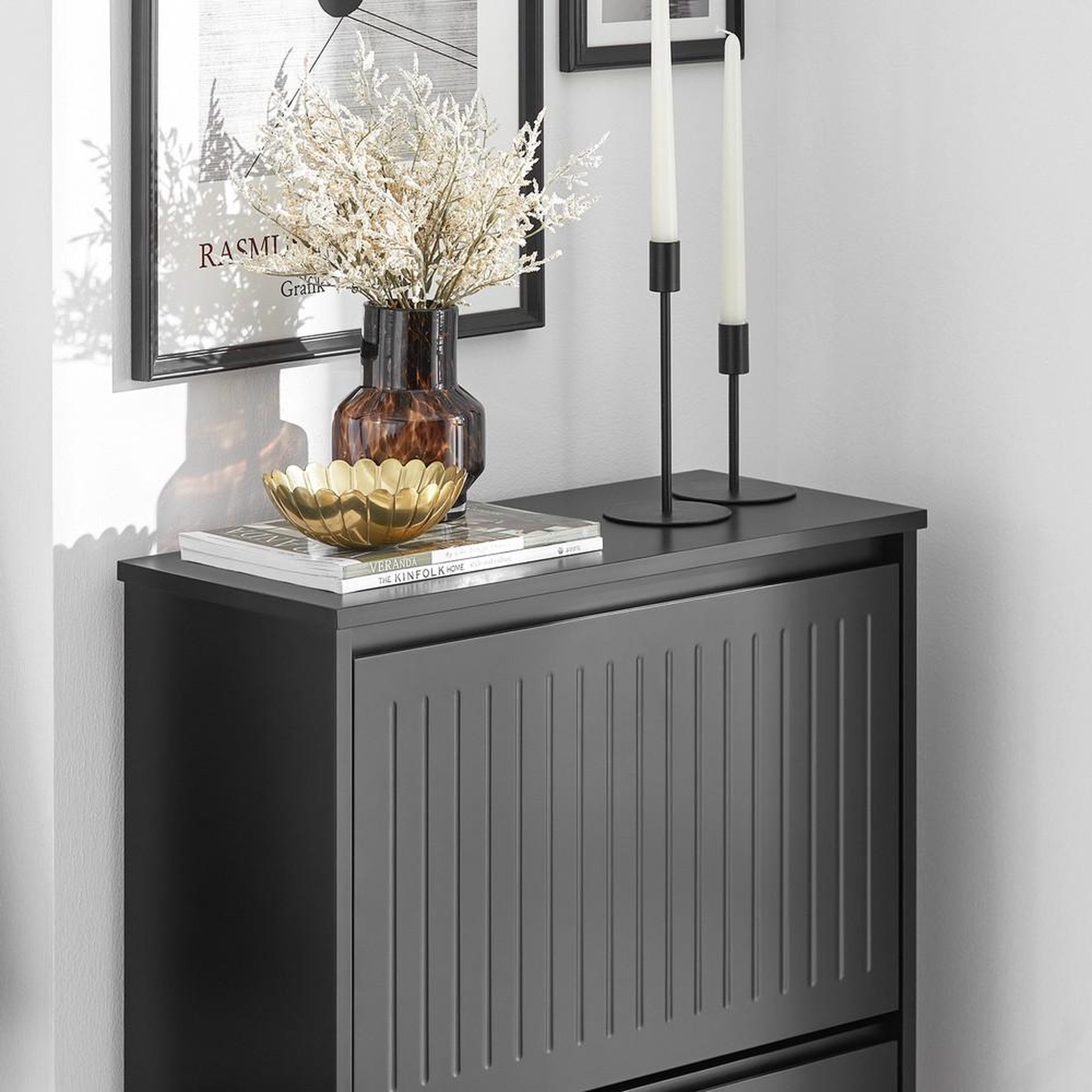 Voir la diapositive 4 : SOBUY SoBuy - Meuble À Chaussures 3 portes - Moderne - FSR165-H