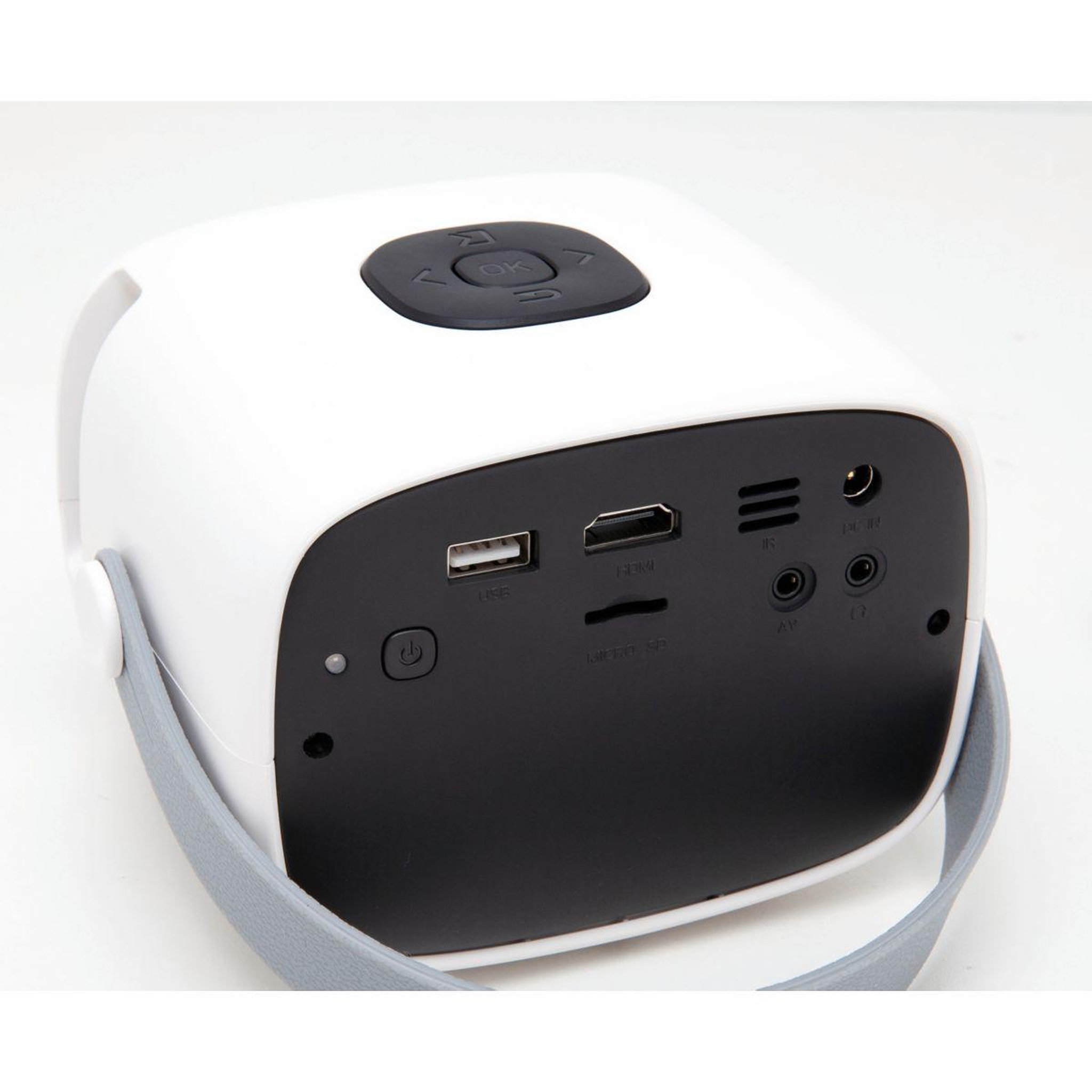 Voir la diapositive 3 : RADIOLA Mini vidéoprojecteur GMRAVP100 HD Blanc