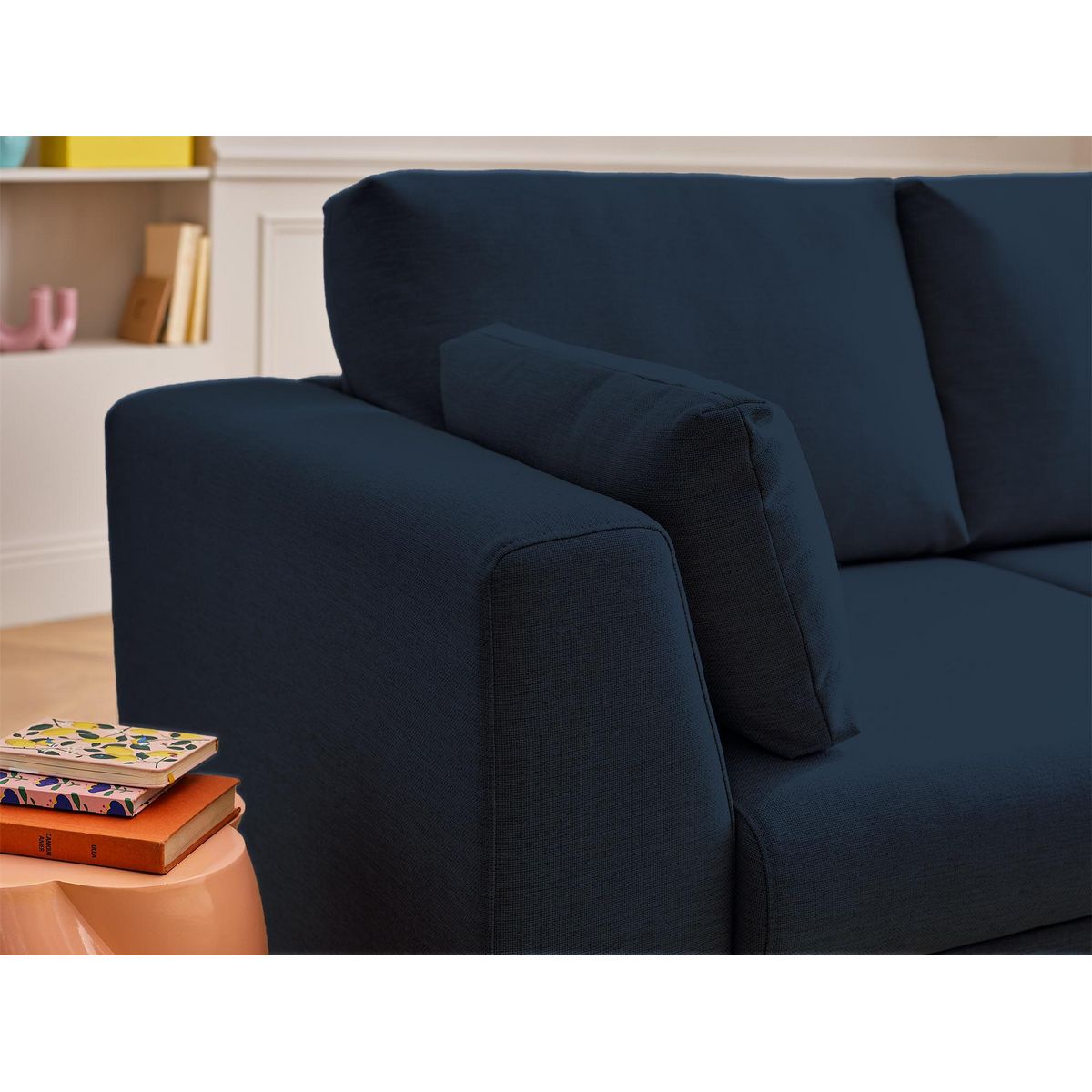 LISA DESIGN Tala - canapé 3 places - convertible - en tissu