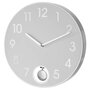  Horloge en aluminium blanc diam30cm Lala
