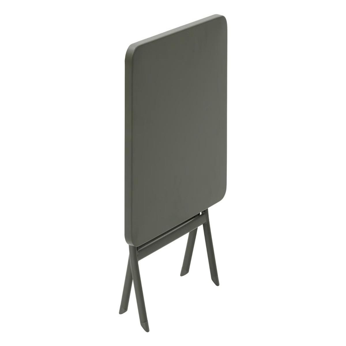 HESPERIDE Table d'appoint carrée pliante Greensboro Café - 40 x 40 cm - Hespéride