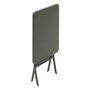 Voir la diapositive 3 : HESPERIDE Table d'appoint carrée pliante Greensboro Café - 40 x 40 cm - Hespéride