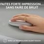 Voir la diapositive 5 : Logitech Souris sans fil Pebble 2 MS350s Blanc cassé