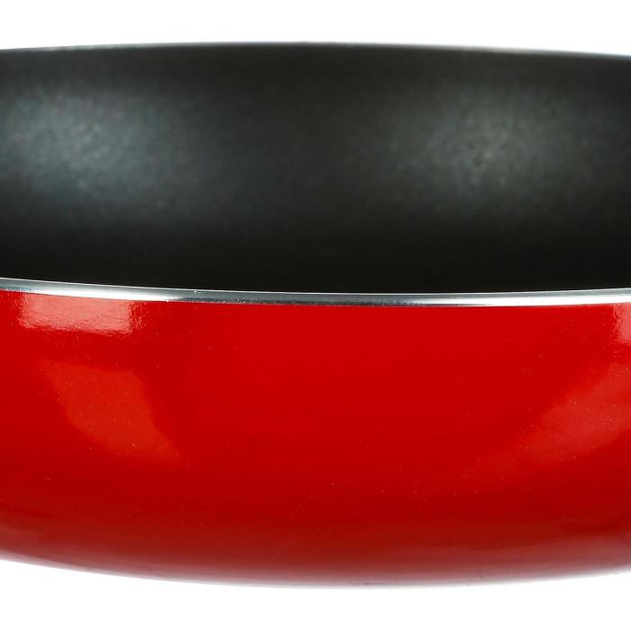 Voir la diapositive 2 : FIVE Poêle en Aluminium  Essentielle  20cm Rouge