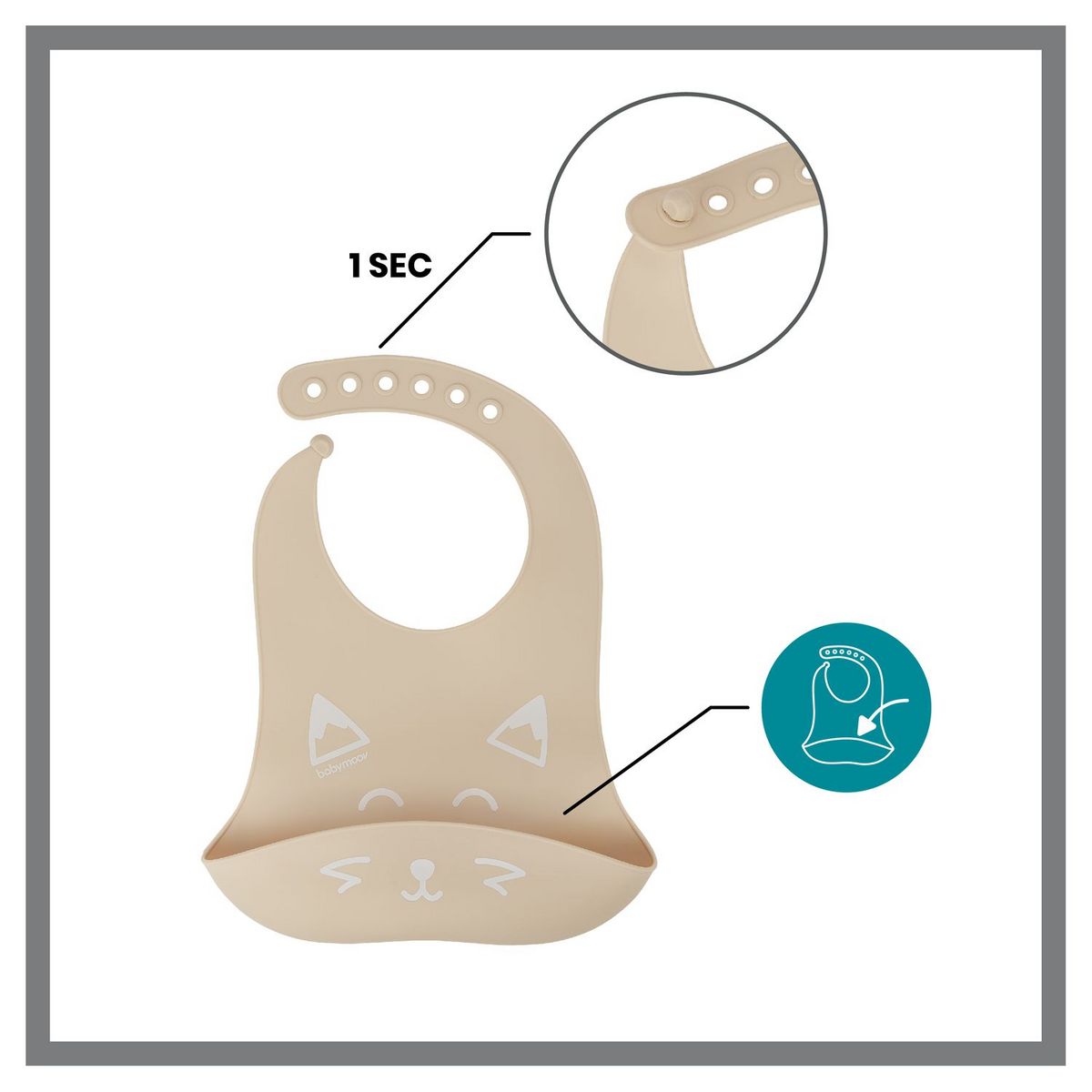 BABYMOOV Kit  repas LEARN'ISY 4 pièces