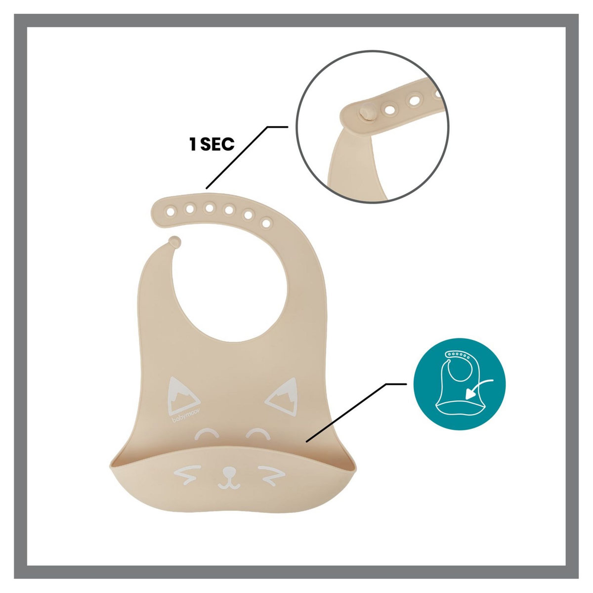 BABYMOOV Kit  repas LEARN'ISY 4 pièces