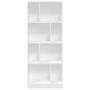 Voir la diapositive 4 : VIDAXL Bibliotheque blanc 57x28,5x141 cm bois d'ingenierie
